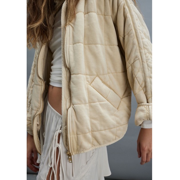 Free People Dolman Quilted Knit Jacket - Picture 4 of 11